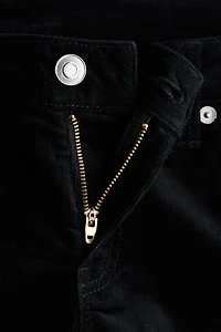 Pantalon évasé en velours côtelé