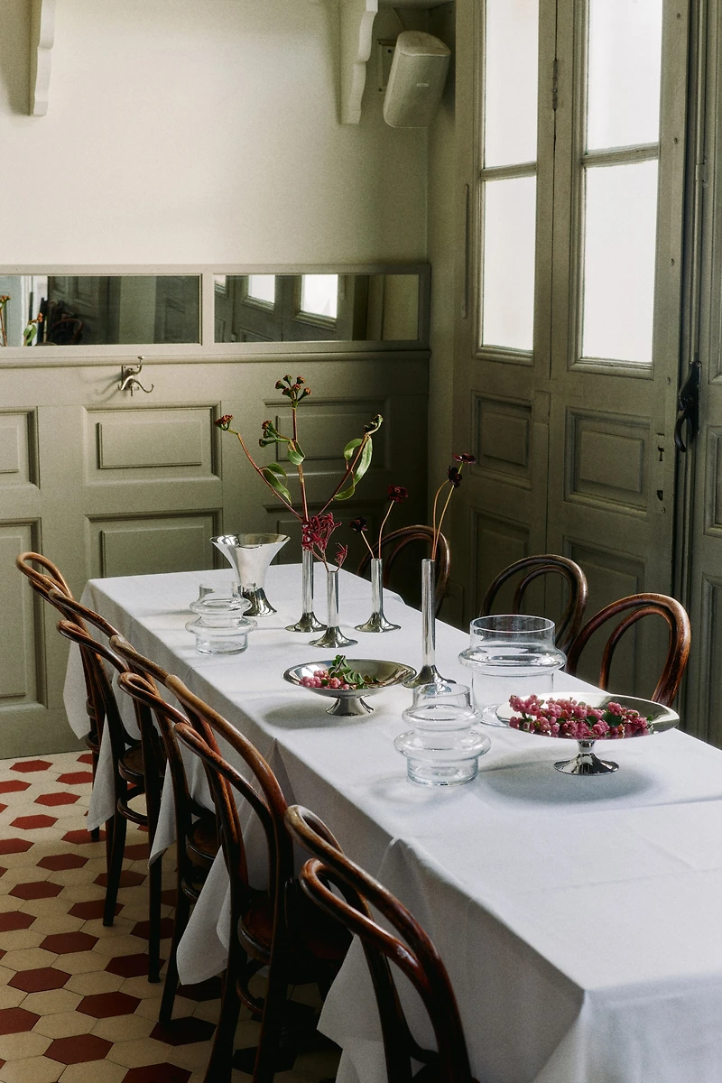 Bol sur pied en acier inoxydable