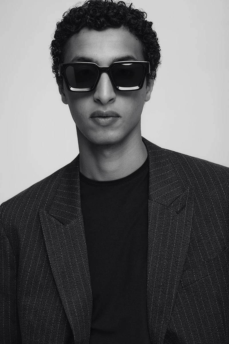 Relaxed-Fit Double-Breasted Jacket