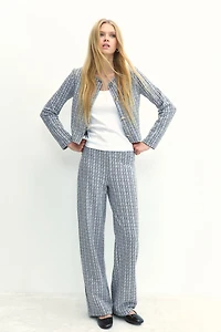 Pantalon en jersey texturé