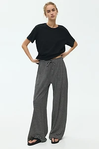 Ribbed Drawstring Pants