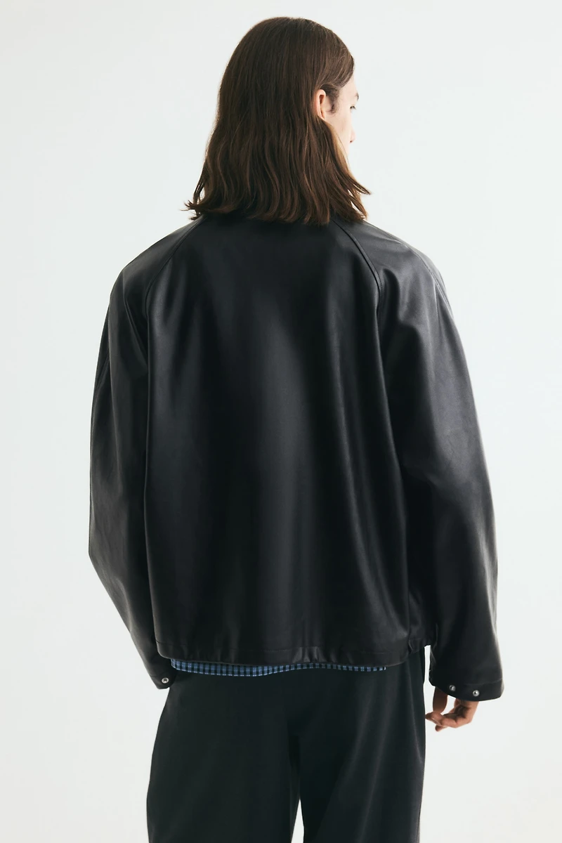 Coated Blouson Jacket