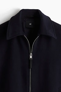 Regular Fit Wool-Blend Shacket