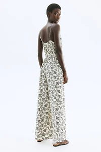 Tie-Belt Jumpsuit