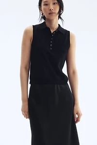 Sweater Vest with Collar