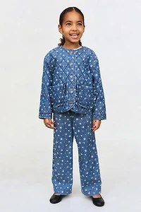 Quilted Denim Jacket