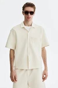 Relaxed-Fit Waffled Resort Shirt