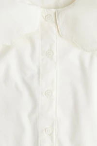 Chemisier en coton avec col