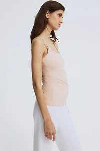 Haut d'allaitement MAMA à bretelles fines