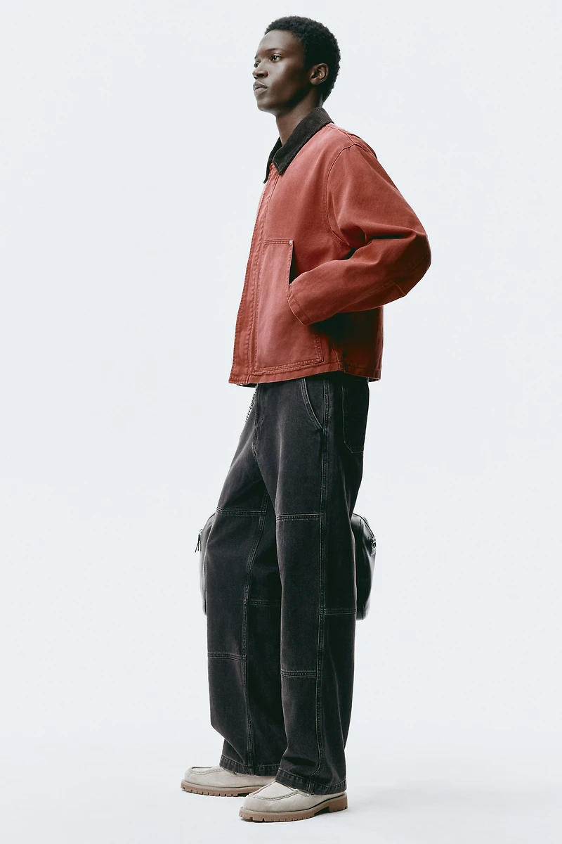 Loose-Fit Worker Jeans