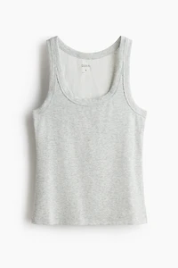 Cooling Slim-Fit Ribbed Tank Top