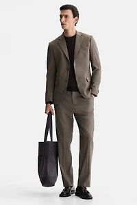 Veste classique à fermeture droite