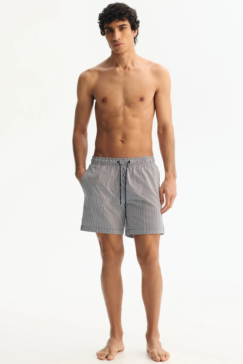 Seersucker Swim Shorts