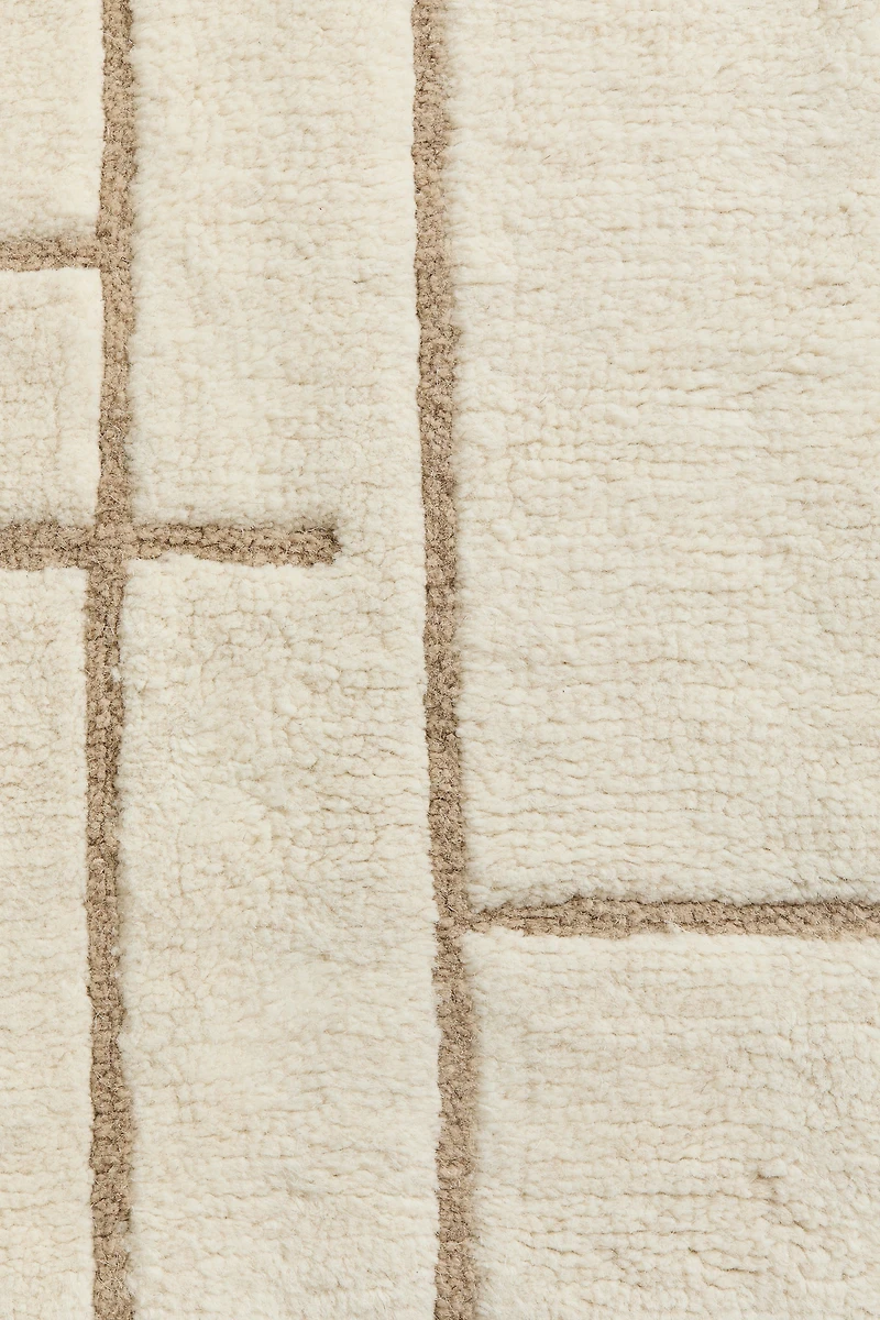 Large Wool-Blend Rug