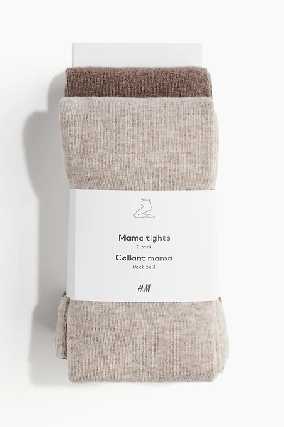 MAMA Lot de 2 collants en maille fine