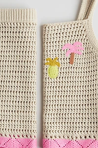 2-Piece Knit Top and Skirt Set