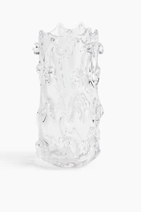 Large Textured Glass Vase