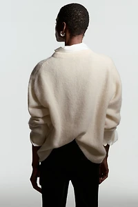 Chandail ample en mélange d'alpaga