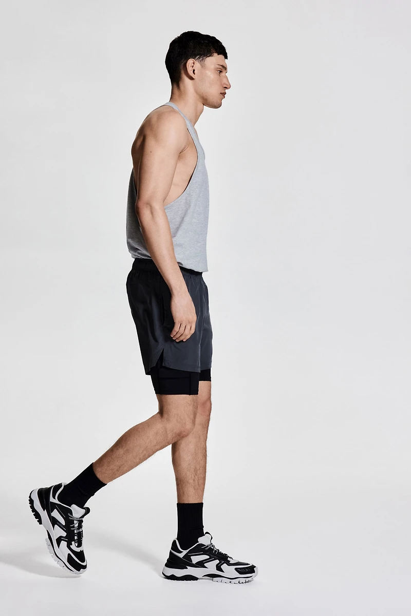 Double-Layered Sports Shorts with DryMove™