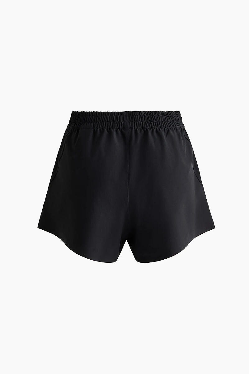 Regular-Fit Track Shorts with Pockets