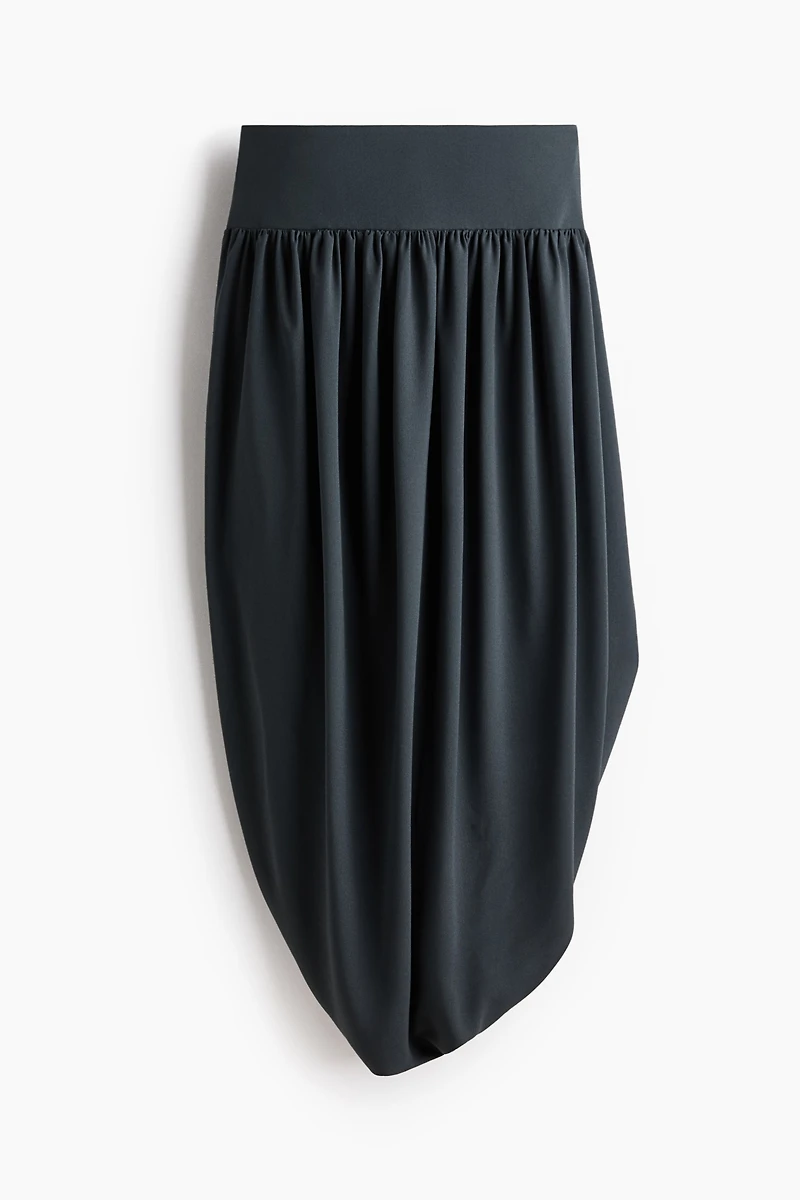 Bubble-Hem Tulip Skirt