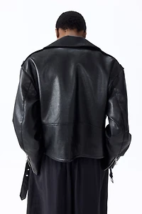 Coated Biker Jacket