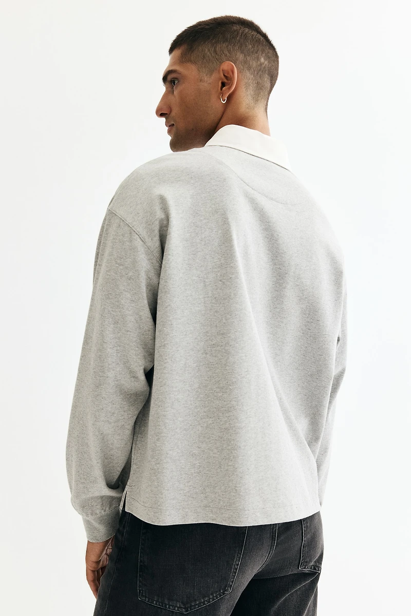 Loose-Fit Cotton Polo Shirt