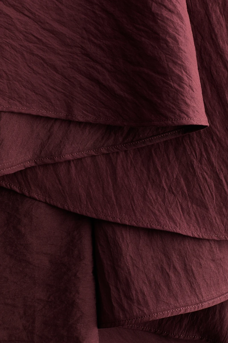 Asymmetric Tiered Skirt