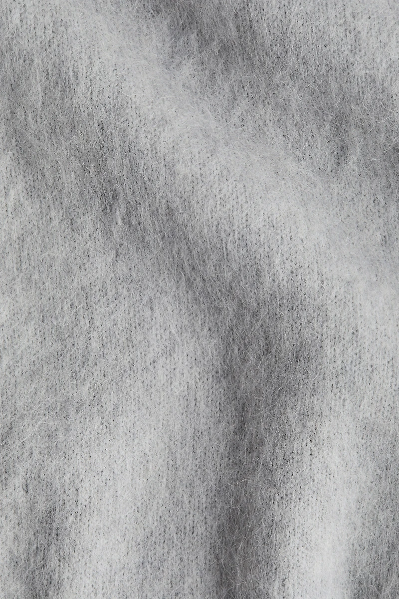 Chandail en mohair mélangé avec col cheminée