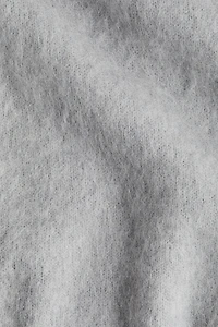 Chandail en mohair mélangé avec col cheminée