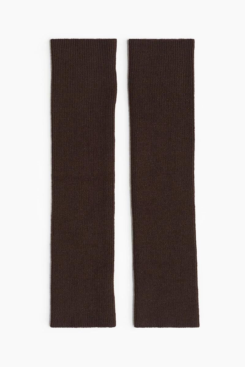 Rib-Knit Arm Warmers