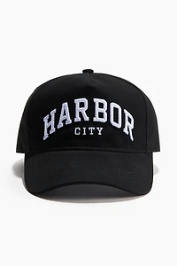 Cotton Twill Cap with Motif