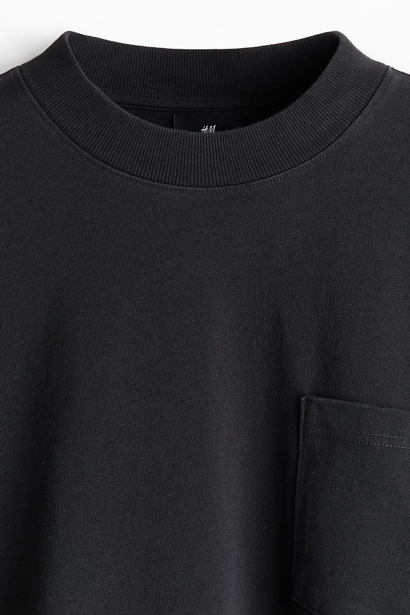 T-shirt à effet superposé ample en coton