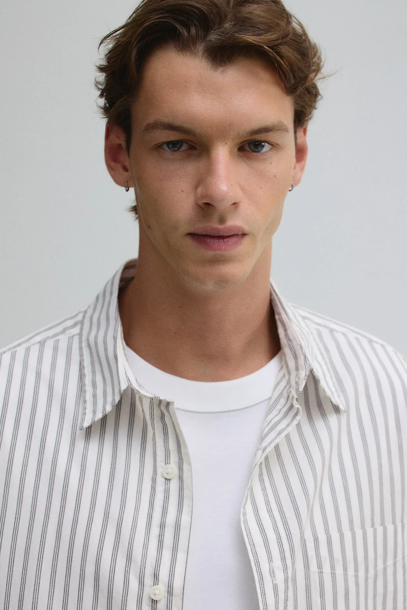 Loose-Fit Poplin Shirt