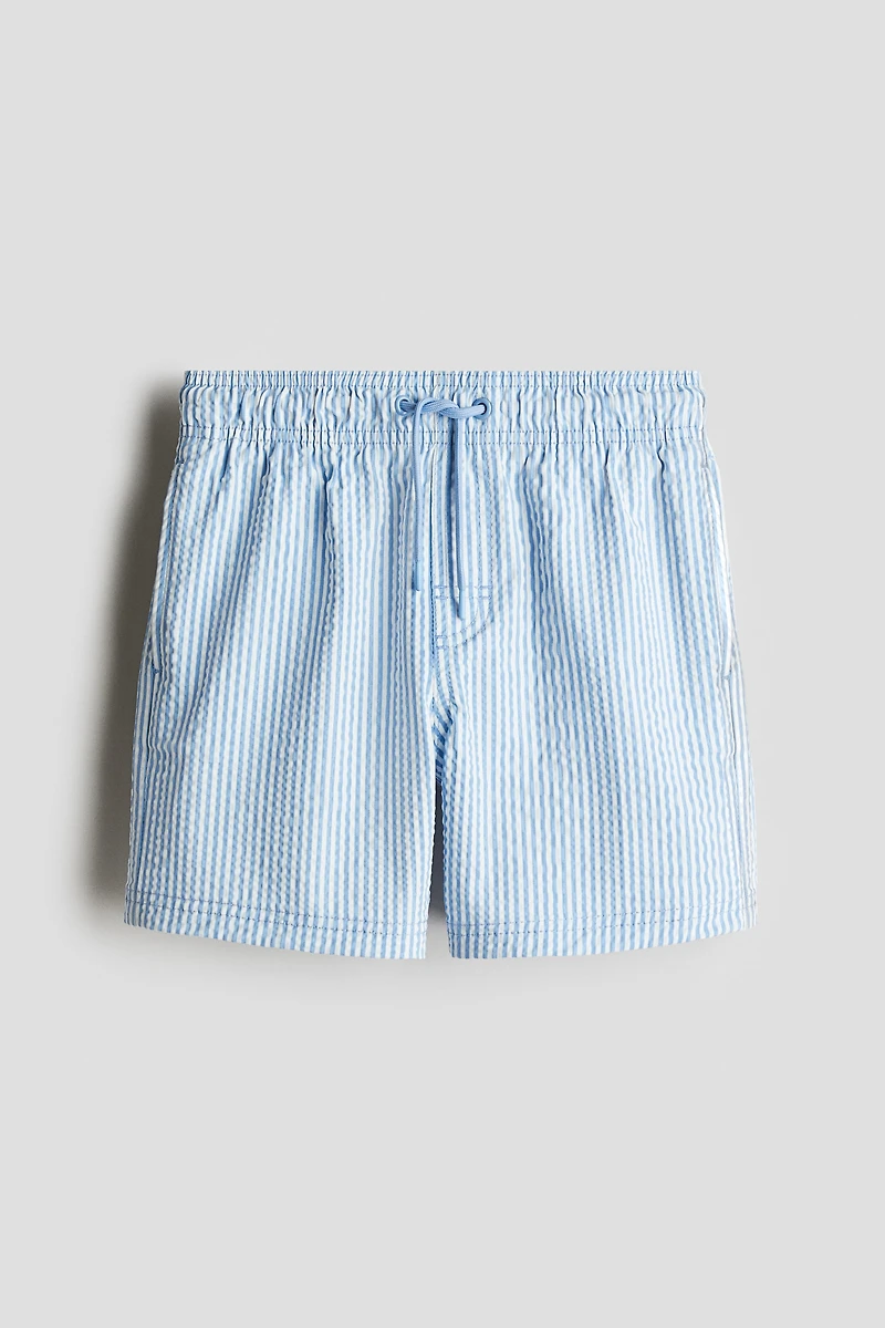 Seersucker Swim Shorts