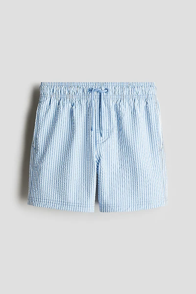 Seersucker Swim Shorts