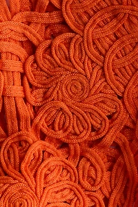 Crochet-Look Mini Dress