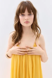Robe trapèze maxi