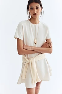 Butterfly-Sleeved Dress