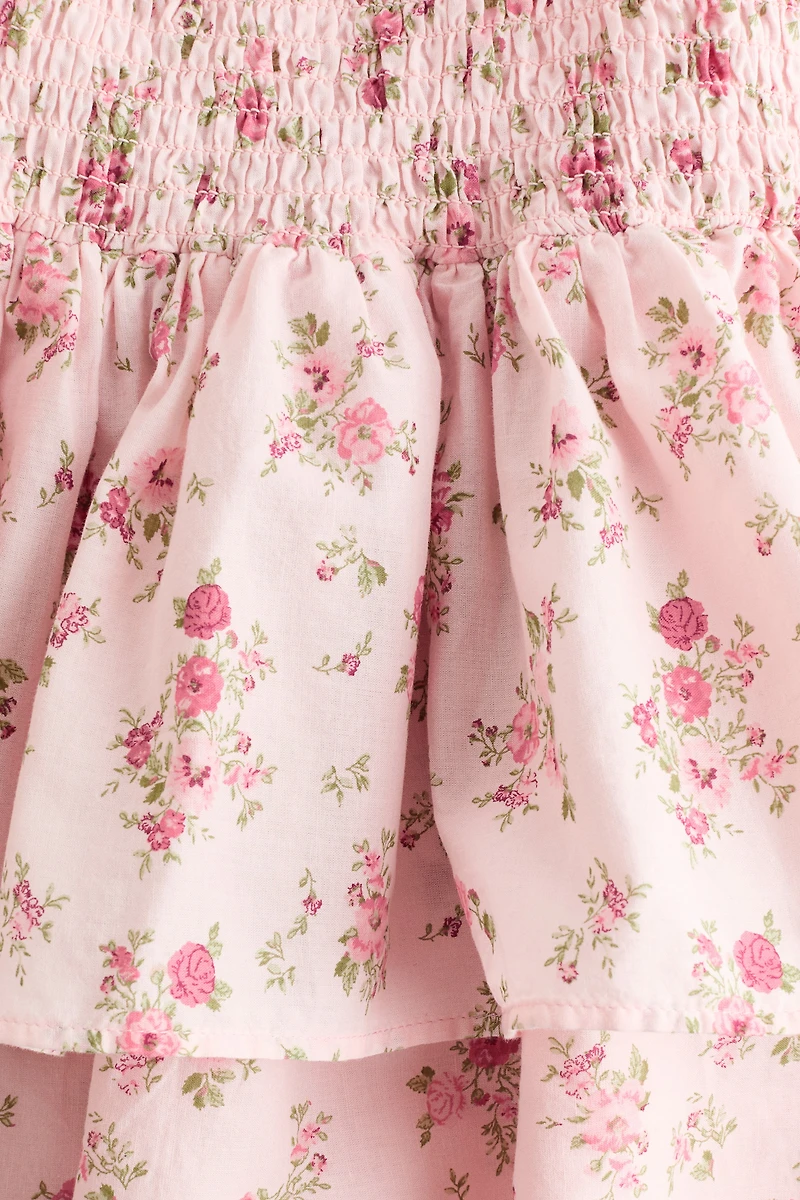 Smocked-Waist Dress