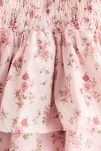 Smocked-Waist Dress