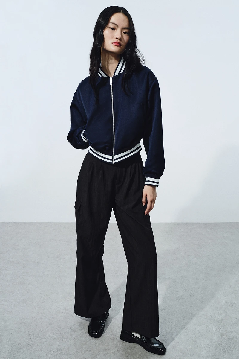 Wide-Leg Cargo Pants