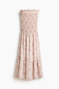 Smocked Bandeau Dress