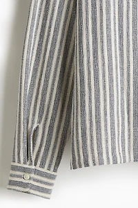 Chemise texturée coupe classique