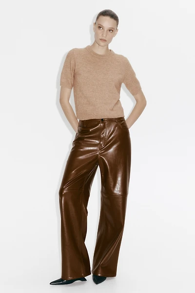 T-shirt en fin tricot