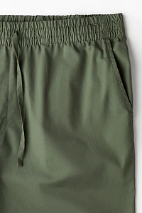Relaxed-Fit Poplin Pants