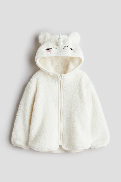 Teddy Fleece Hooded Jacket
