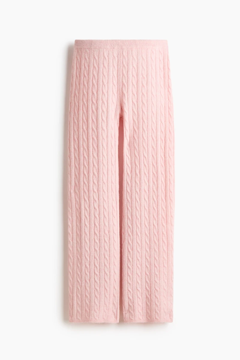 Cable-Knit Pants