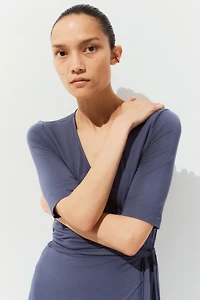 MAMA Nursing Wrap Dress