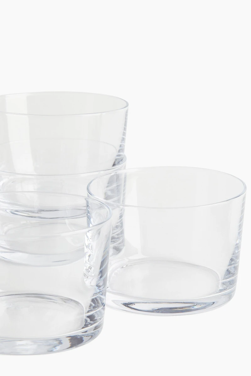 4-Pack Beverage Glasses